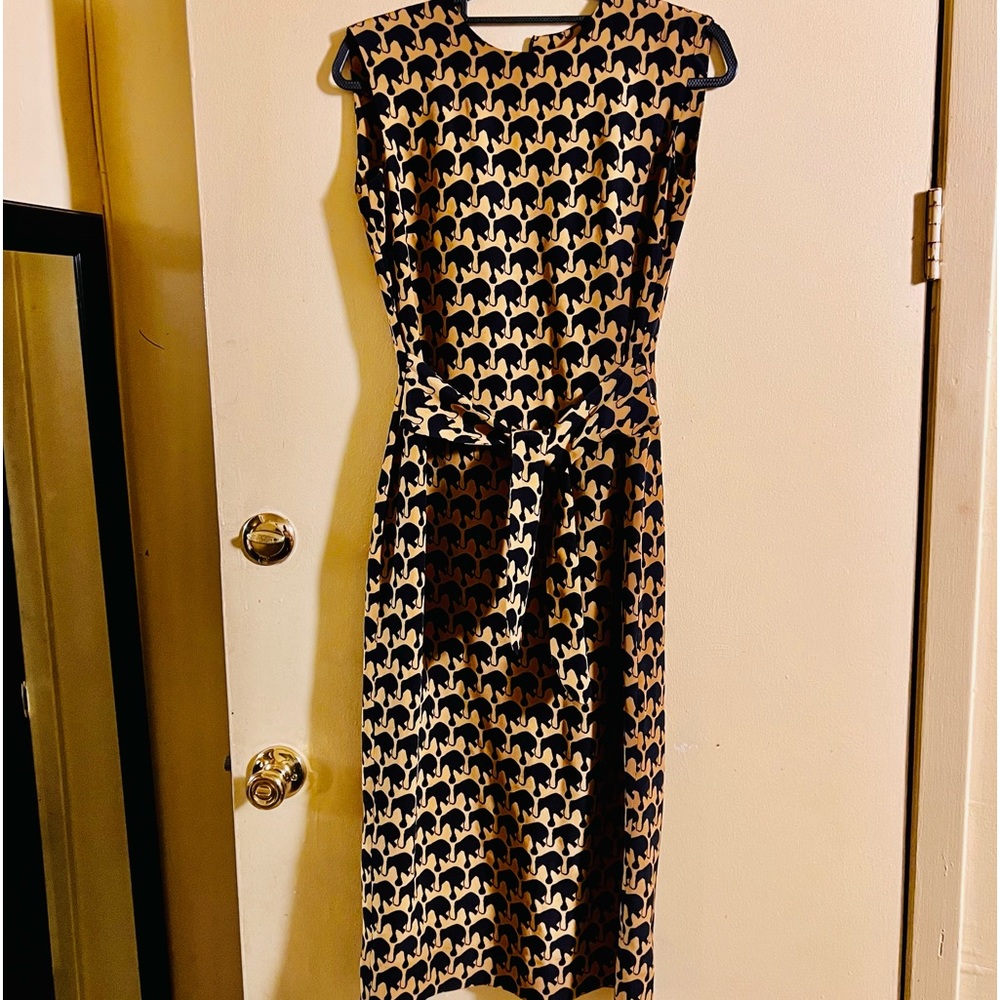 Carolyn Taylor elephant print dress